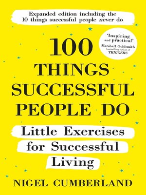 cover image of 100 Things Successful People Do